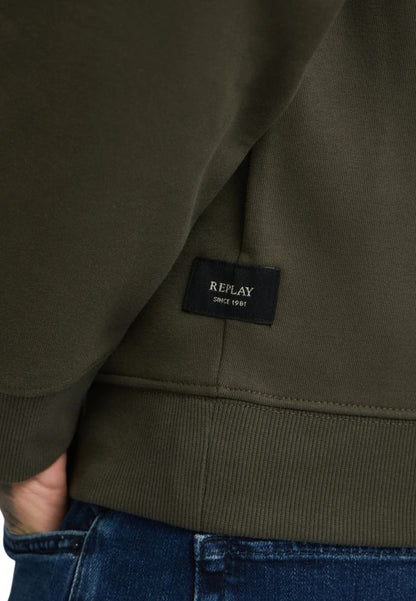 Felpa Con Cappuccio Uomo Replay Con Lettering  M3104 .000.23832