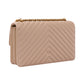 Borsa A Tracolla Donna Pinko Lavorazione Chevron, fibbia Love Birds, tracolla a catena, misure 27 x 8 x 16 cm Love One Classic Chevron 100941A0GK