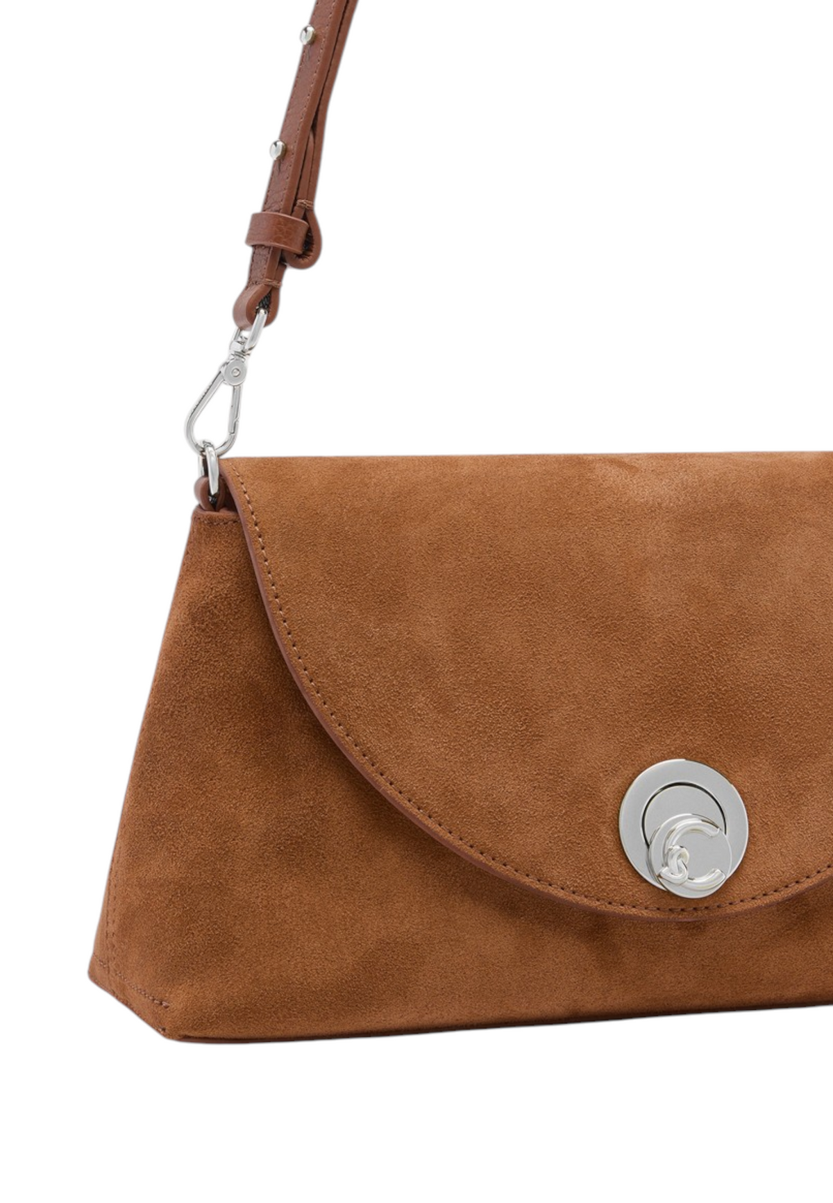 Borsa A Spalla Donna Coccinelle In camoscio, Pelle con grana, Bicolore Nikla Suede Bim E1TOC120101