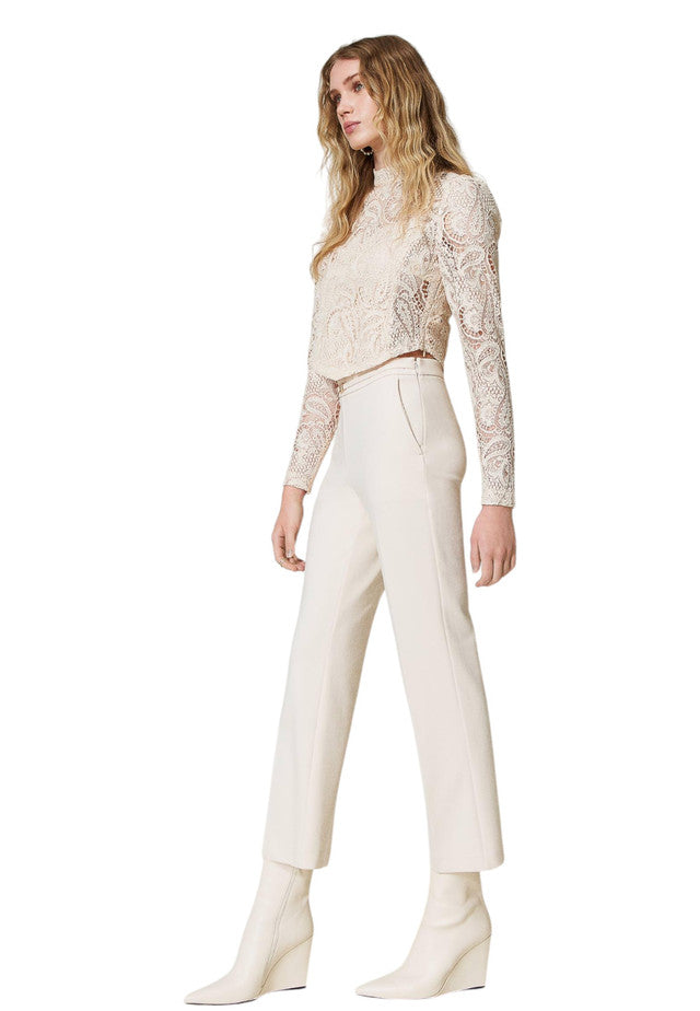 Pantaloni  Donna Twinset Con Bordo Oval T  242TP224A
