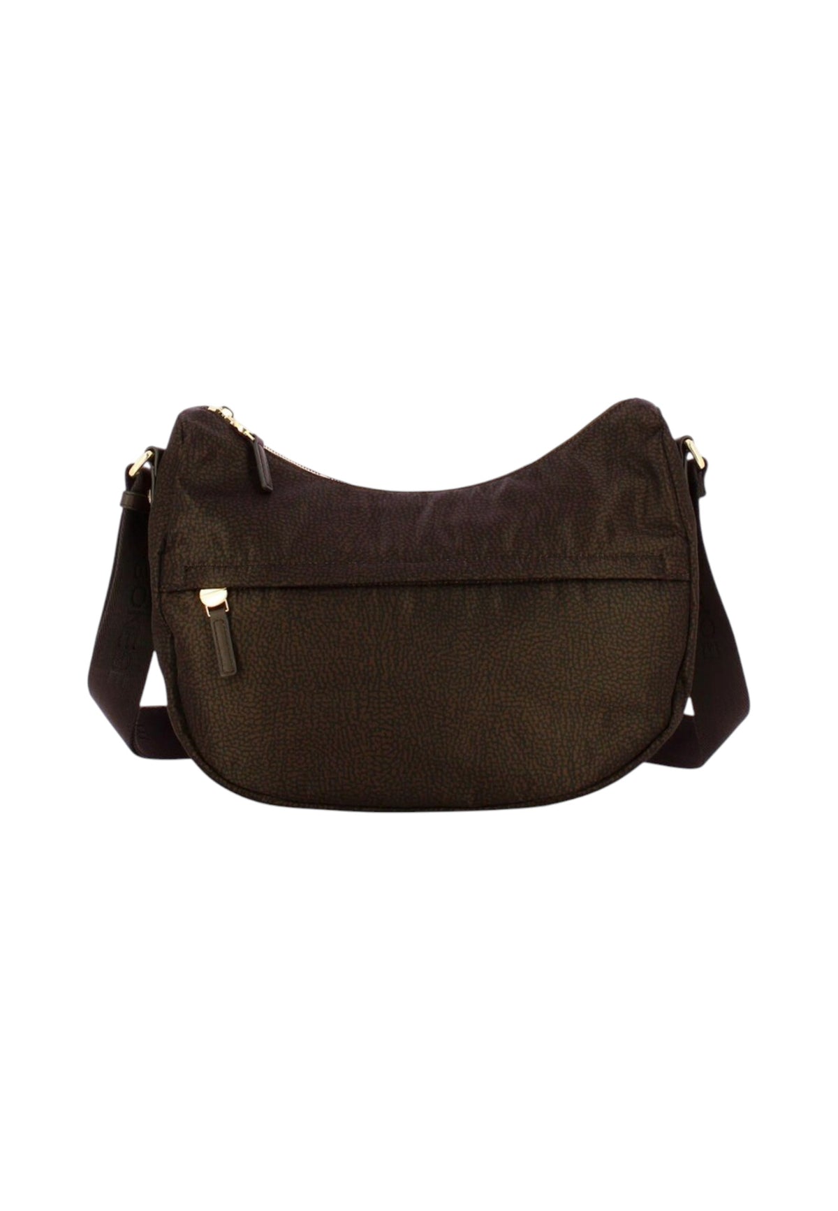 Borsa A Tracolla Donna Borbonese Formato middle, Tessuto riciclato, Stampa OP B-Club 91010340X95