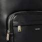 Zaino  Uomo Calvin klein Design Arrotondato, Effetto Pelle Martellata, Tasca Frontale Con Zip, Manico Superiore, Logo Calvin Klein Metallico Raised LV04D3155G