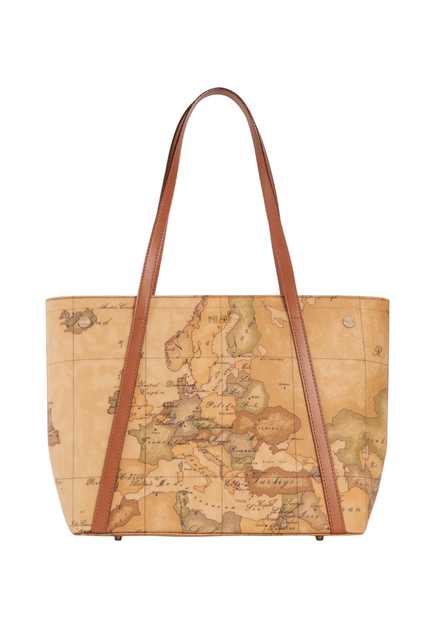 Borsa A Spalla Donna Alviero Martini Shopper Media Con Borchiette Geo Classic CE0106000