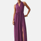 Vestito Lungo Donna Liu Jo In Lurex Con Spacco Eco Line CA6257JS006