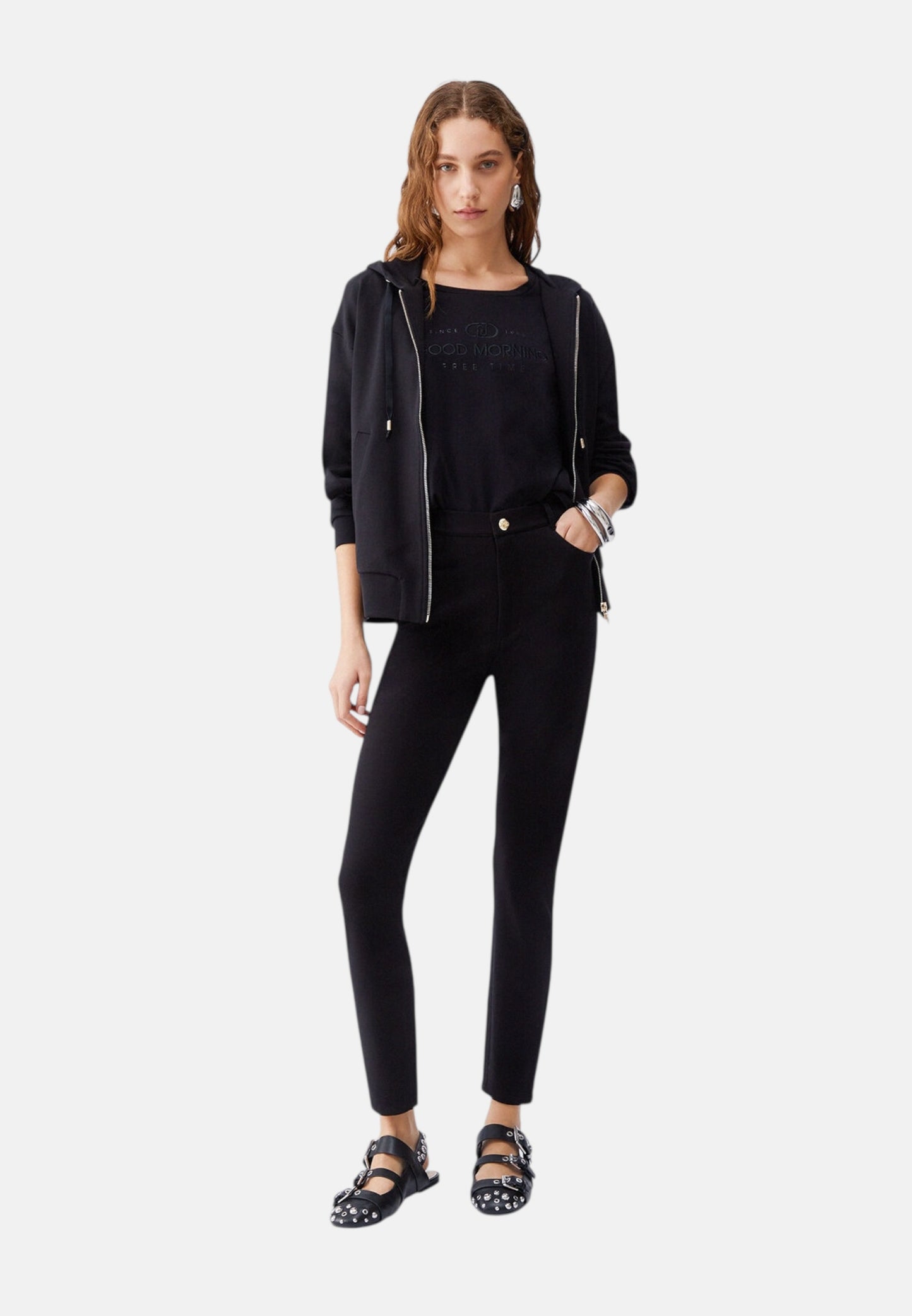 Pantaloni Skinny Fit Donna Liu Jo Jersey Eco Line TA6027JS182