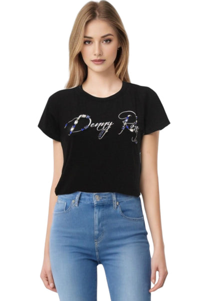 T-Shirt Manica Corta Donna Denny Rose Cono Logo  411ND64004