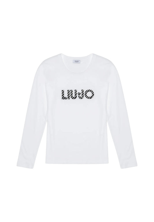 T-Shirt Manica lunga Donna Liu Jo  Liujo Diagon.Cry UF5283JS923