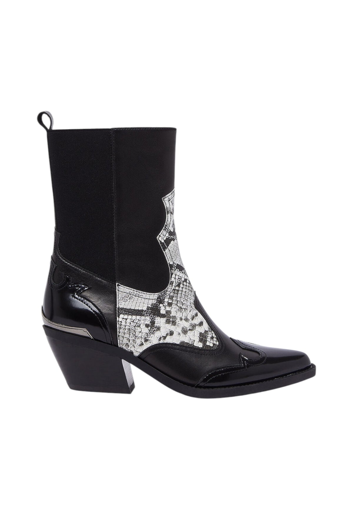 Stivaletti  Donna Liu Jo Texani In Pelle Con Stampa Pitonata Austin 02 SF6061PX662