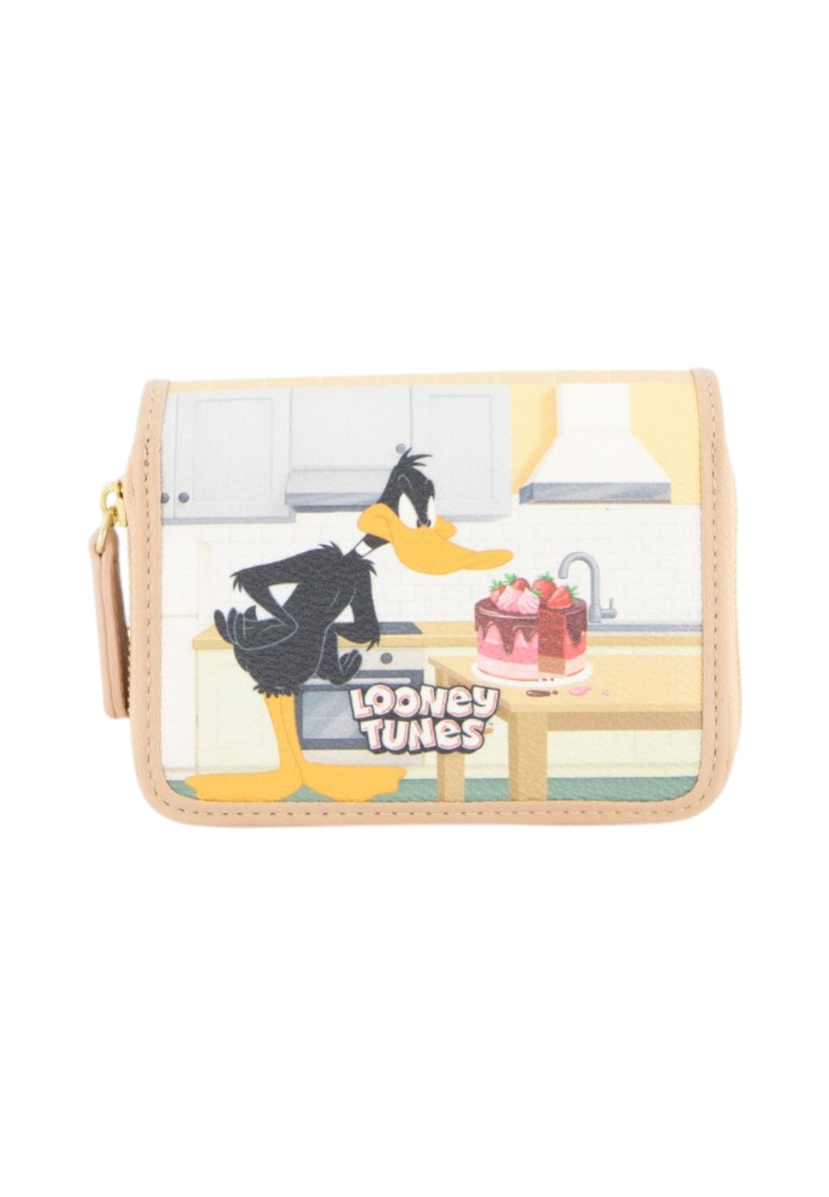 Portafoglio Con Zip Donna Braccialini Piccolo, Chiusura con zip, Stampa illustrata Looney Tunes, Dimensioni: 12 x 2.5 x 9 Cm Allround LT LT294LT