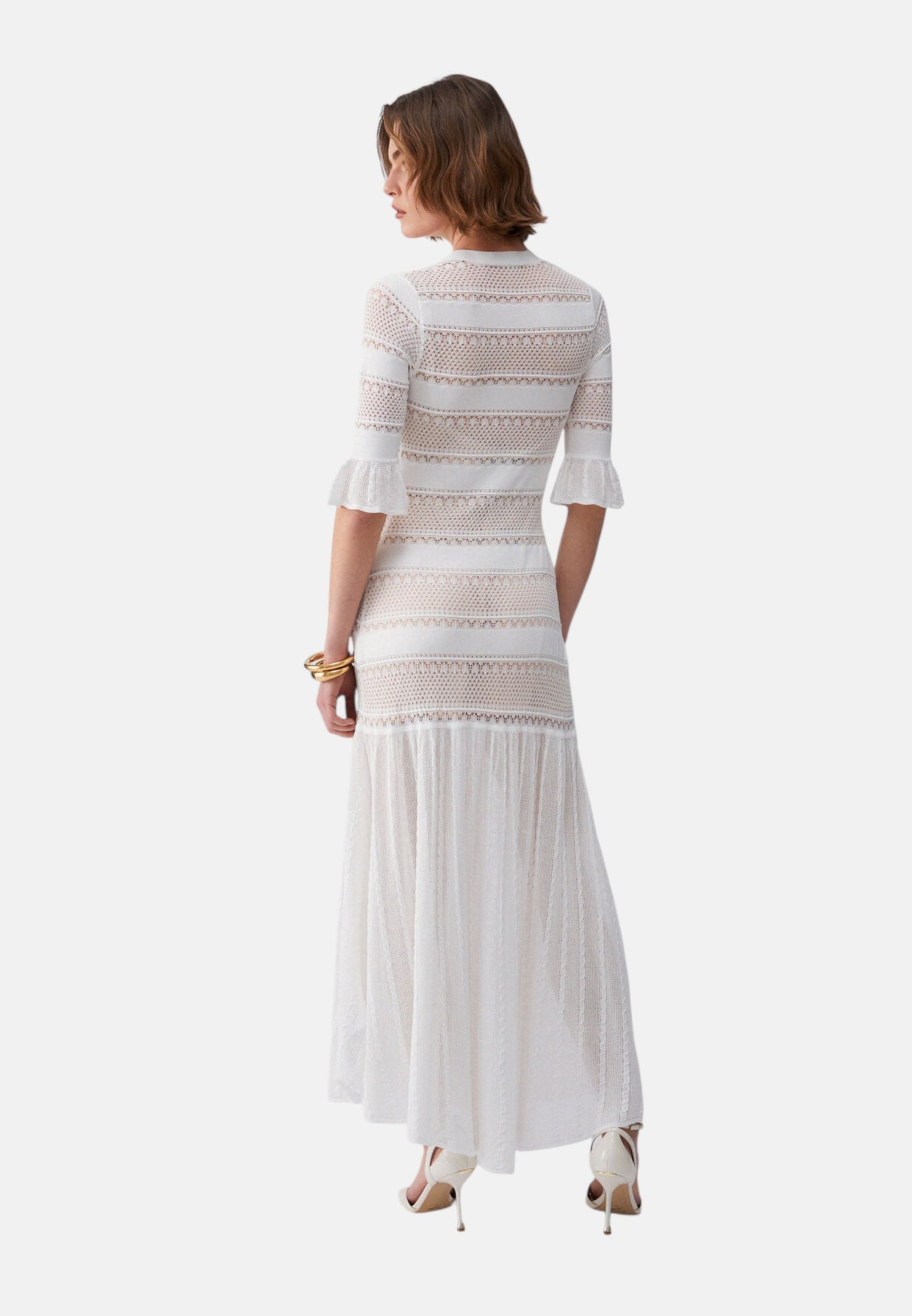 Vestito Lungo Donna Liu Jo In Maglia Eco Line CA6242MS55N
