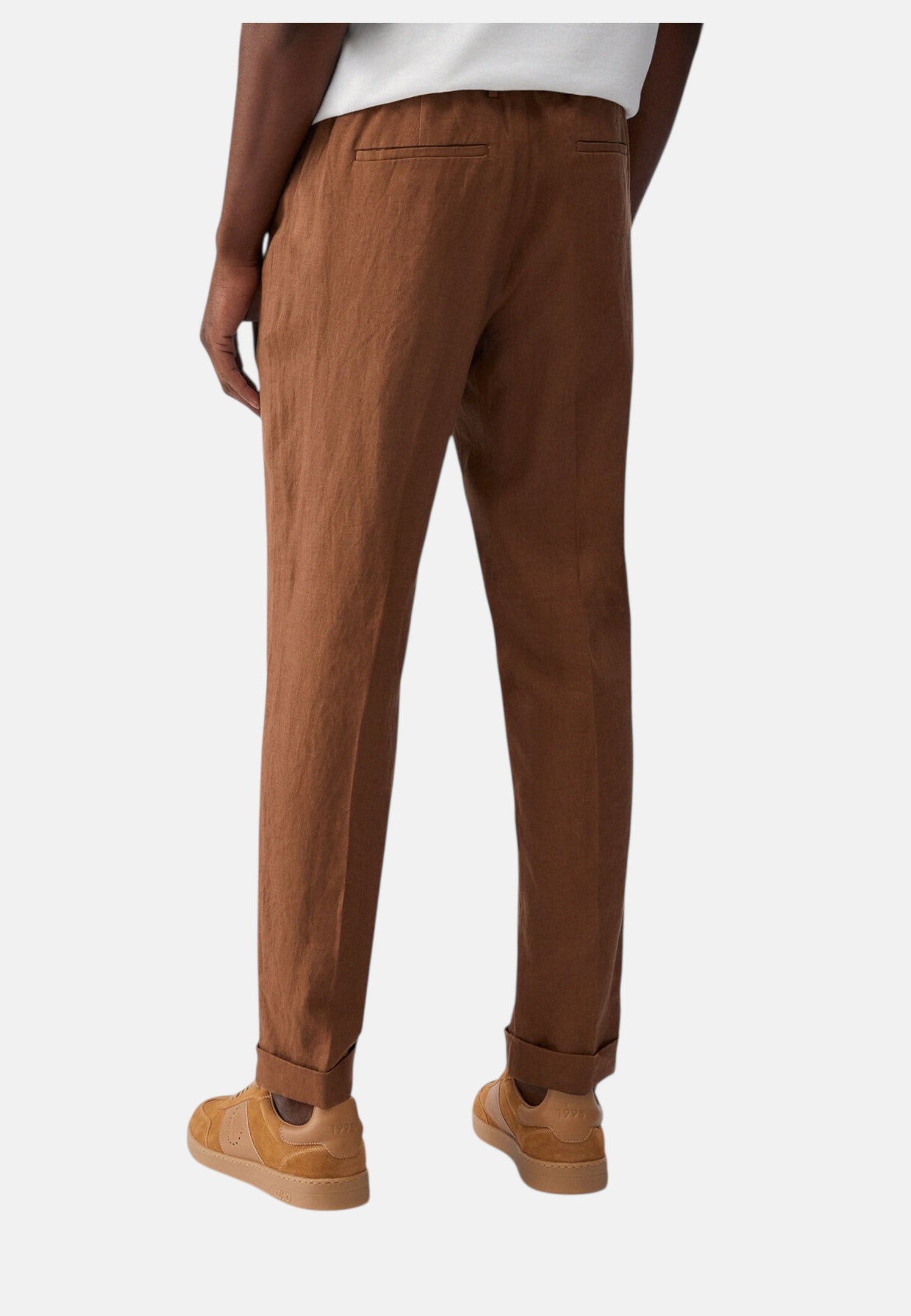Pantaloni  Uomo Liu Jo Jogger In Lino  QA6095T4346