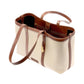 Borsa A Spalla Donna Trussardi Shopper In Canvas E Pelle Elba Z772E006473N