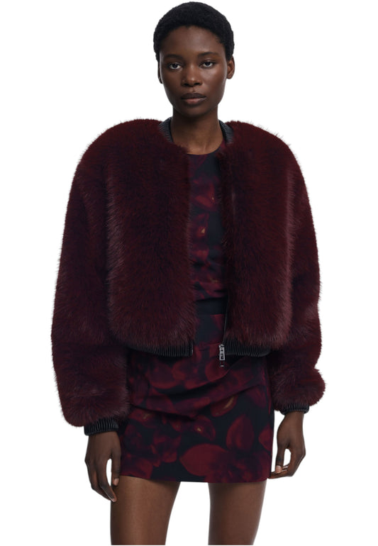 Cappotto  Donna Desigual  Chaq Raspberry 25WWEW67