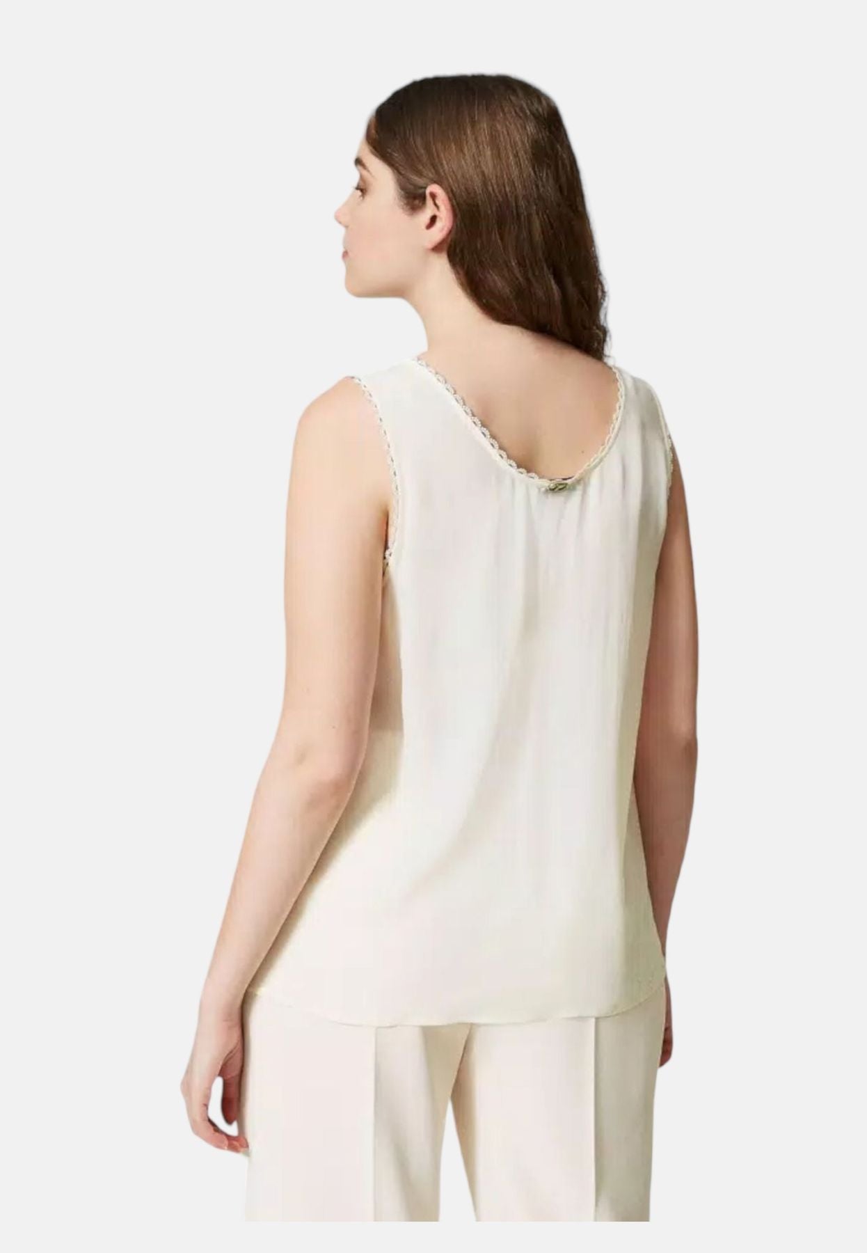 Canotta  Donna Twinset  In Crepe De Chine 231TP2453