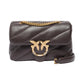 Borsa A Tracolla Donna Pinko Nappa trapuntata, formato mini, nuova fibbia Love Birds, tracolla a catena, misure 21 x 9 x 15 cm Love Puff Mini New Buckle 107058A0F2