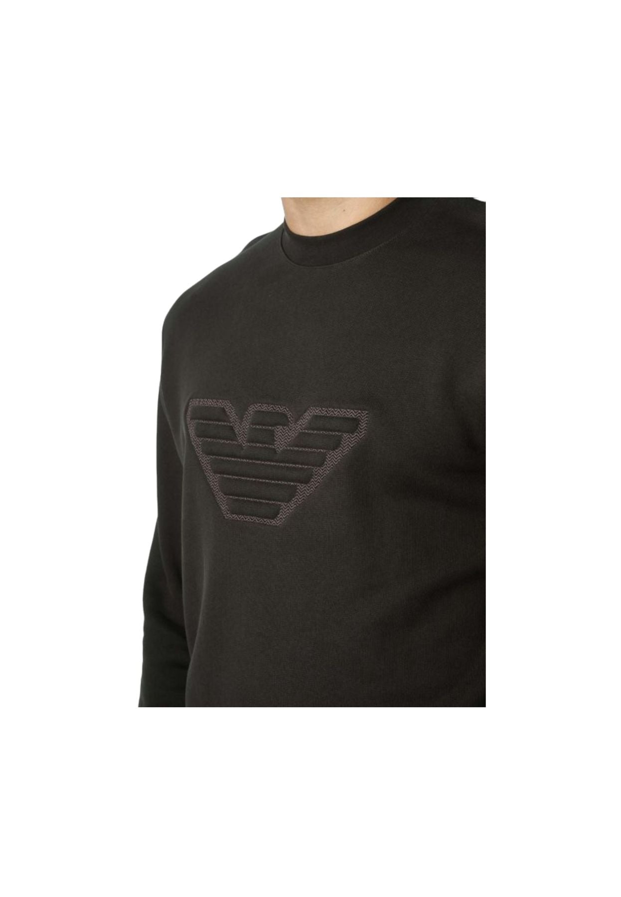 Felpa A Girocollo Uomo Emporio Armani   6R1MG51JWPZ