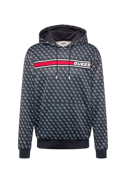 Felpa Con Cappuccio Uomo Guess  New Korbin