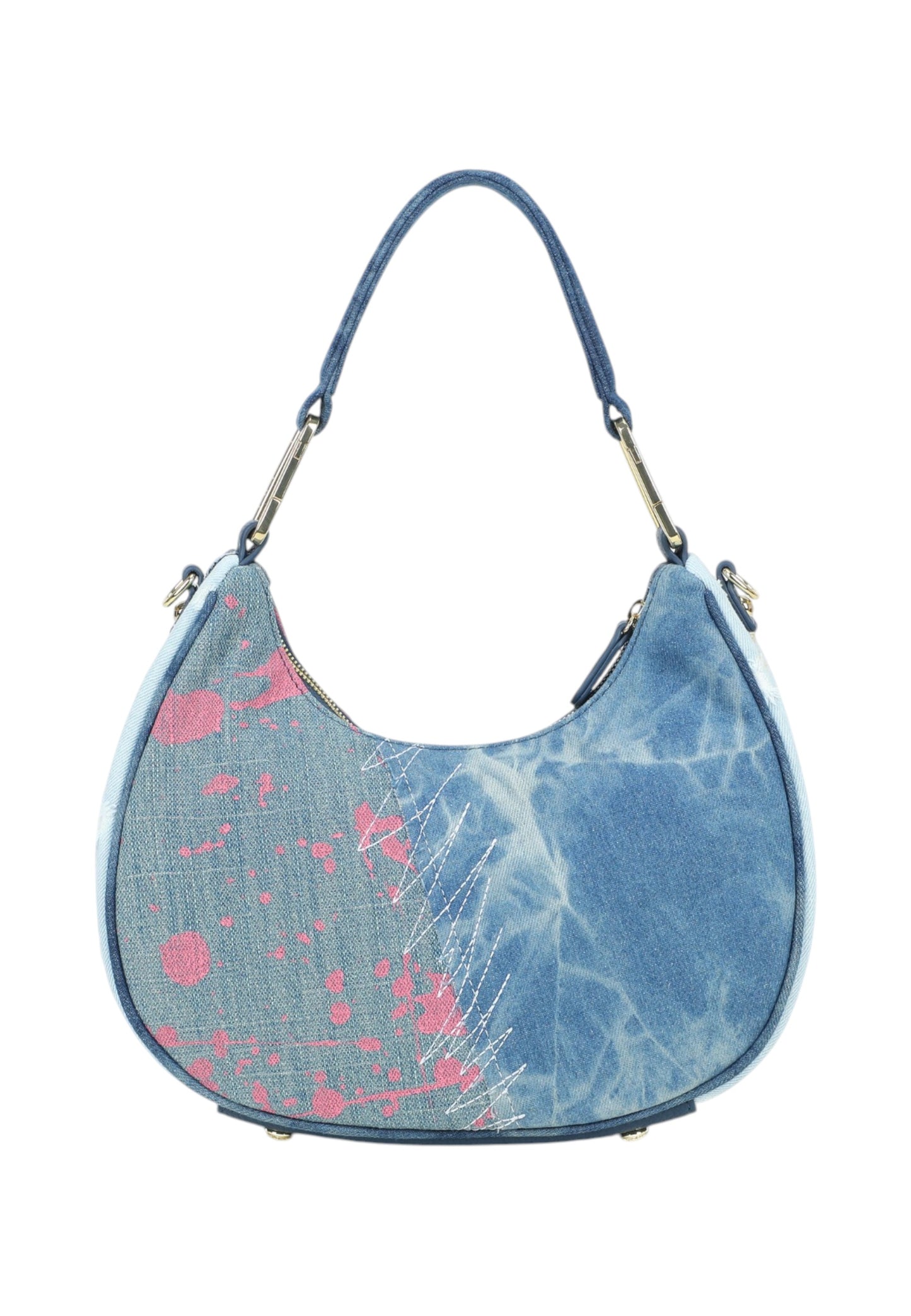 Borsa A Spalla Donna Braccialini Hobo Amy Jeans B18823TY