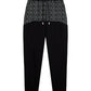 Pantaloni Tuta Uomo Gcds Puro cotone, motivo monogram, vita elasticizzata, coulisse regolabile, tasche laterali, fondo elasticizzato Monogram Sweatpants C2MWQI122F245