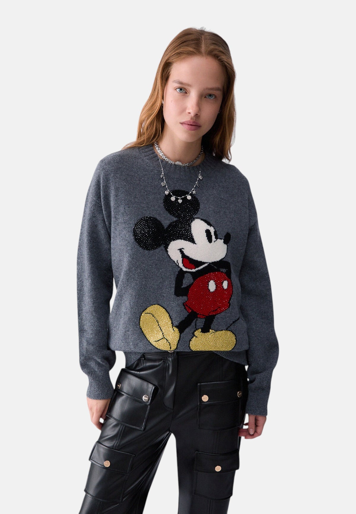 Maglia A Girocollo Donna Liu Jo Mister Mouse  WF6455MS009