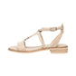Sandali Bassi Donna Nero Giardini In Pelle Con Fascia Frontale  E615895D