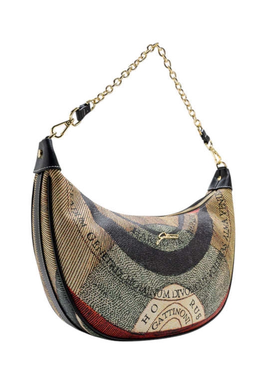 Borsa A Spalla Donna Gattinoni Large Hobo Planetarium BEGPL8253WPQ