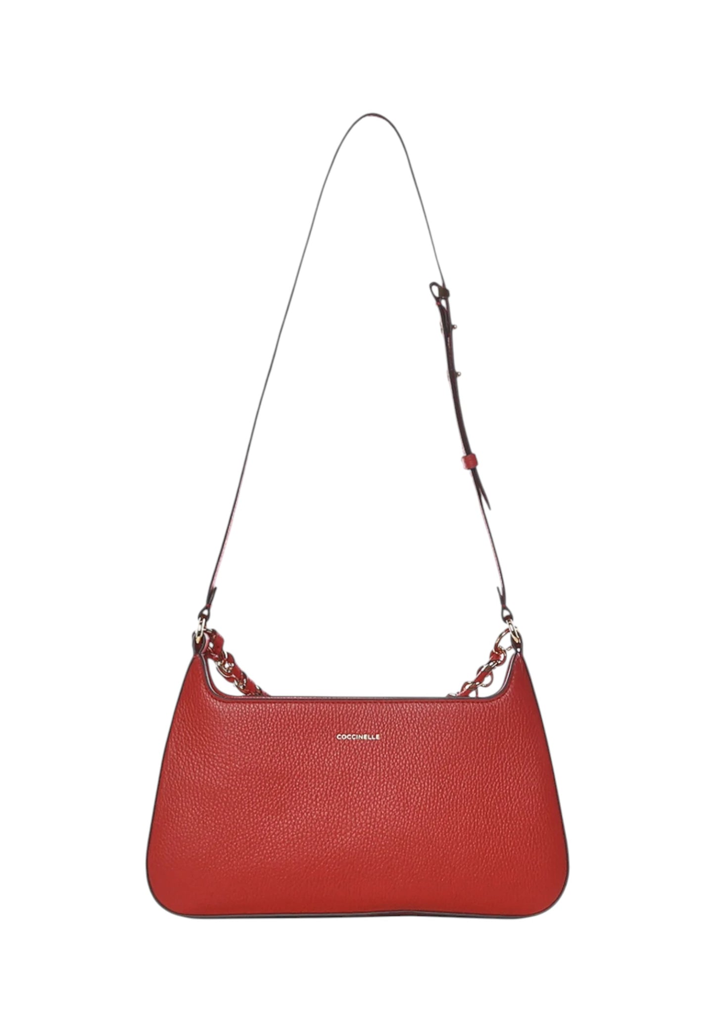 Borsa A Spalla Donna Coccinelle In Pelle Martellata Coccinelle Beat Generation Medium E1TFK120101