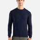 Maglione A Girocollo Uomo Harmont & Blaine Misto lana e cashmere, Dettagli a contrasto, Regular Fit, Finiture a costine, Logo Harmont & Blaine  HRR007030187