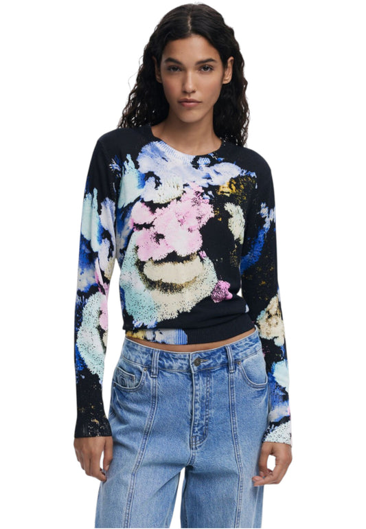 Maglione  Donna Desigual  Jers Nenufar Lacroix 25WWJF46