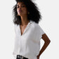 Blusa Manica Corta Donna Liu Jo Kimono In Raso  CA6288T2571