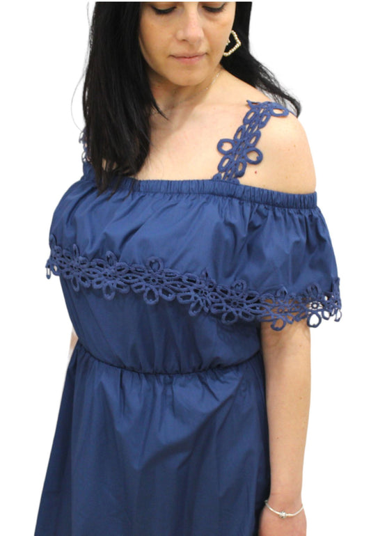 Vestito Corto Donna White Wise   WW28225