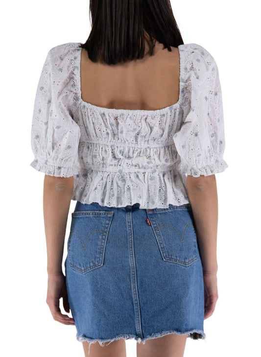 Blusa Manica Corta Donna Guess   W2GH39WEIV0