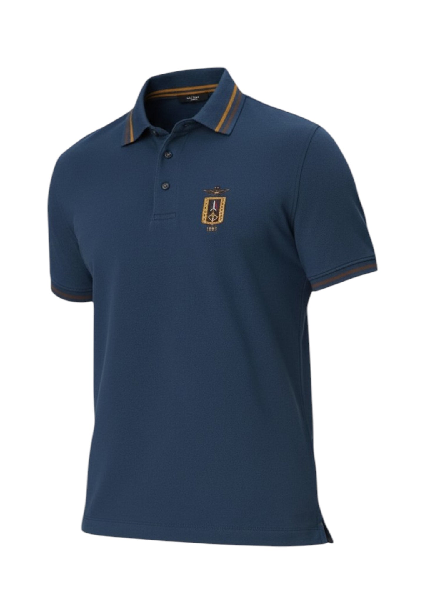 Polo Manica Corta Uomo Aeronautica Militare Slim Fit Frecce Tricolori 261PO1914UP00403