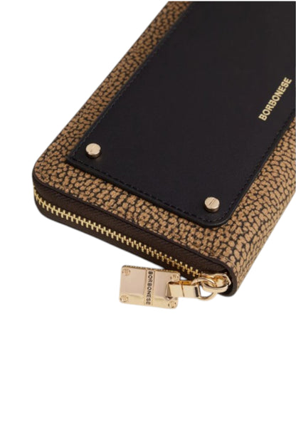 Portafoglio Con Zip Donna Borbonese Large Graffiti 91020033220