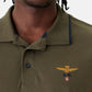 Polo Manica Corta Uomo Aeronautica Militare In Pique' Di Cotone Con Logo  261PO1308UP00082