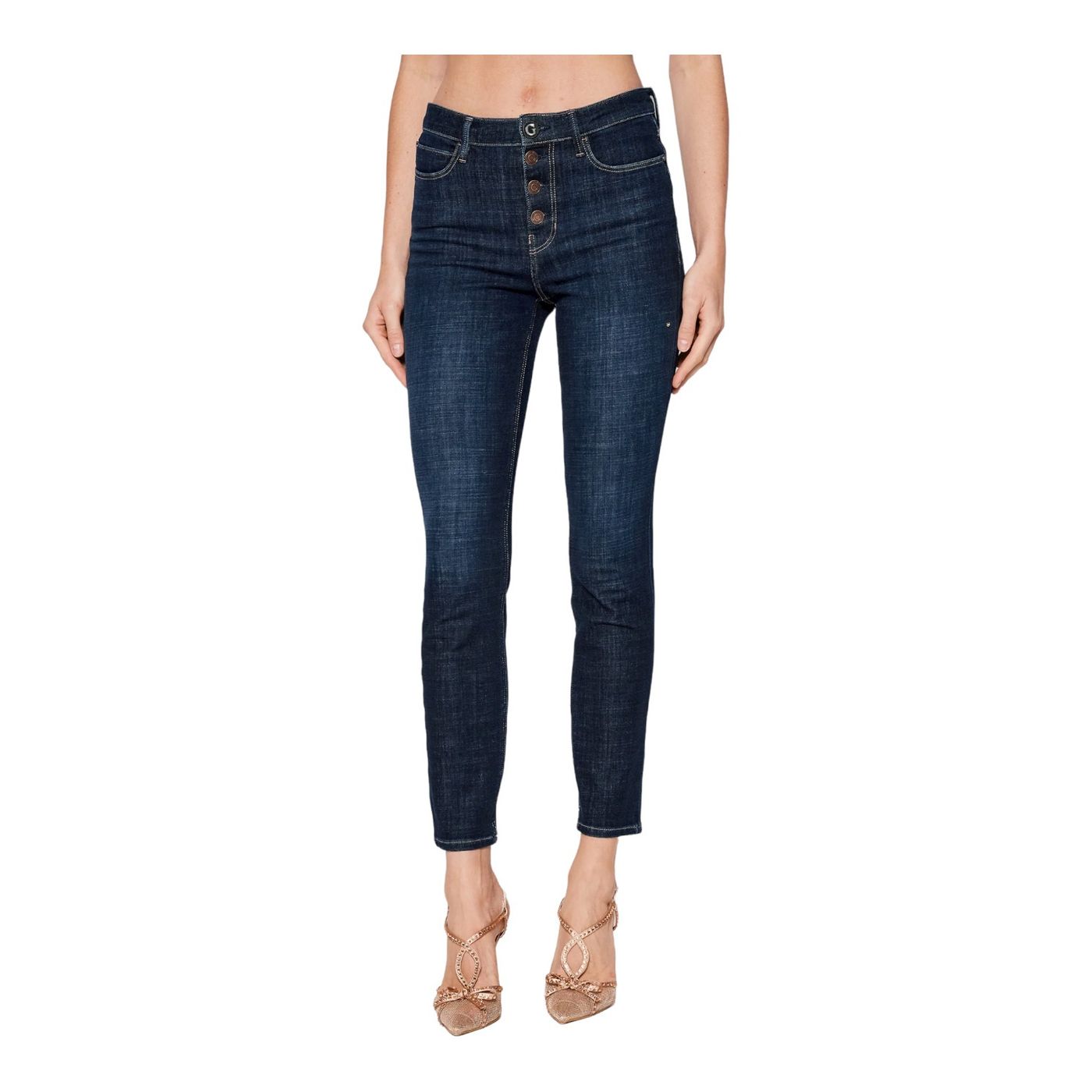 Jeans 5 Tasche Donna Guess   W2YA28D4PM3