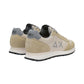 Sneakers Basse Uomo Sun68 Stile Running, Logo Ricamato, Nylon E Suede Tom Solid Z46101