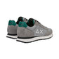 Sneakers Basse Uomo Sun68 Stile Running, Logo Ricamato, Nylon E Suede Tom Solid Z46101