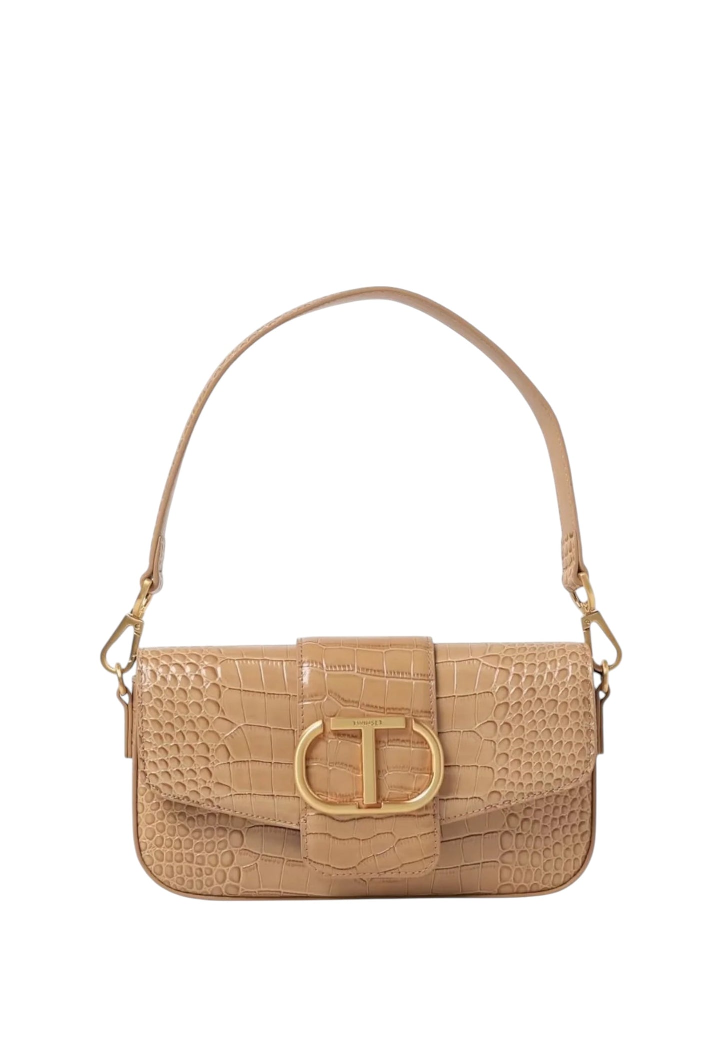 Borsa A Tracolla Donna Twinset Piccola In Pelle A Stampa Cocco Amie 242TB7121