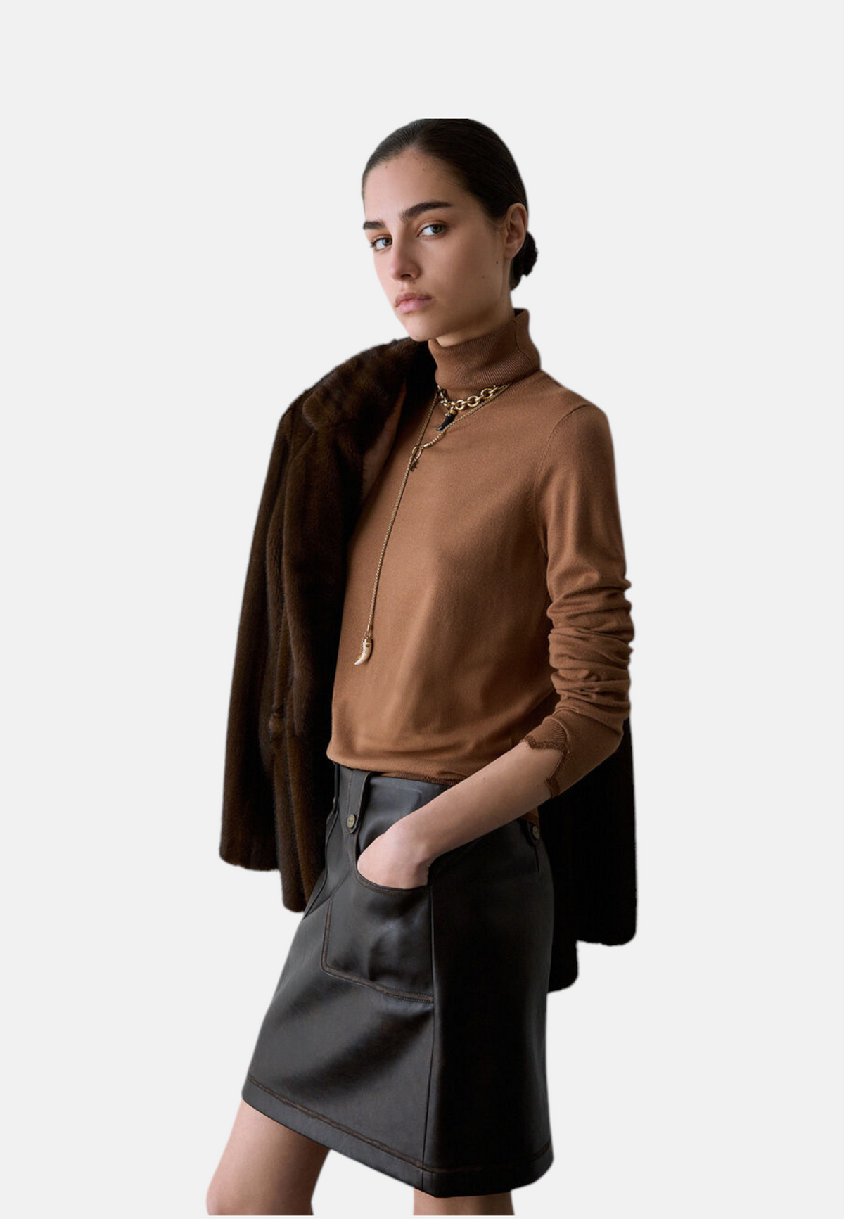 Maglione Collo Alto Donna Liu Jo Basic Fit  WF6013MS49I