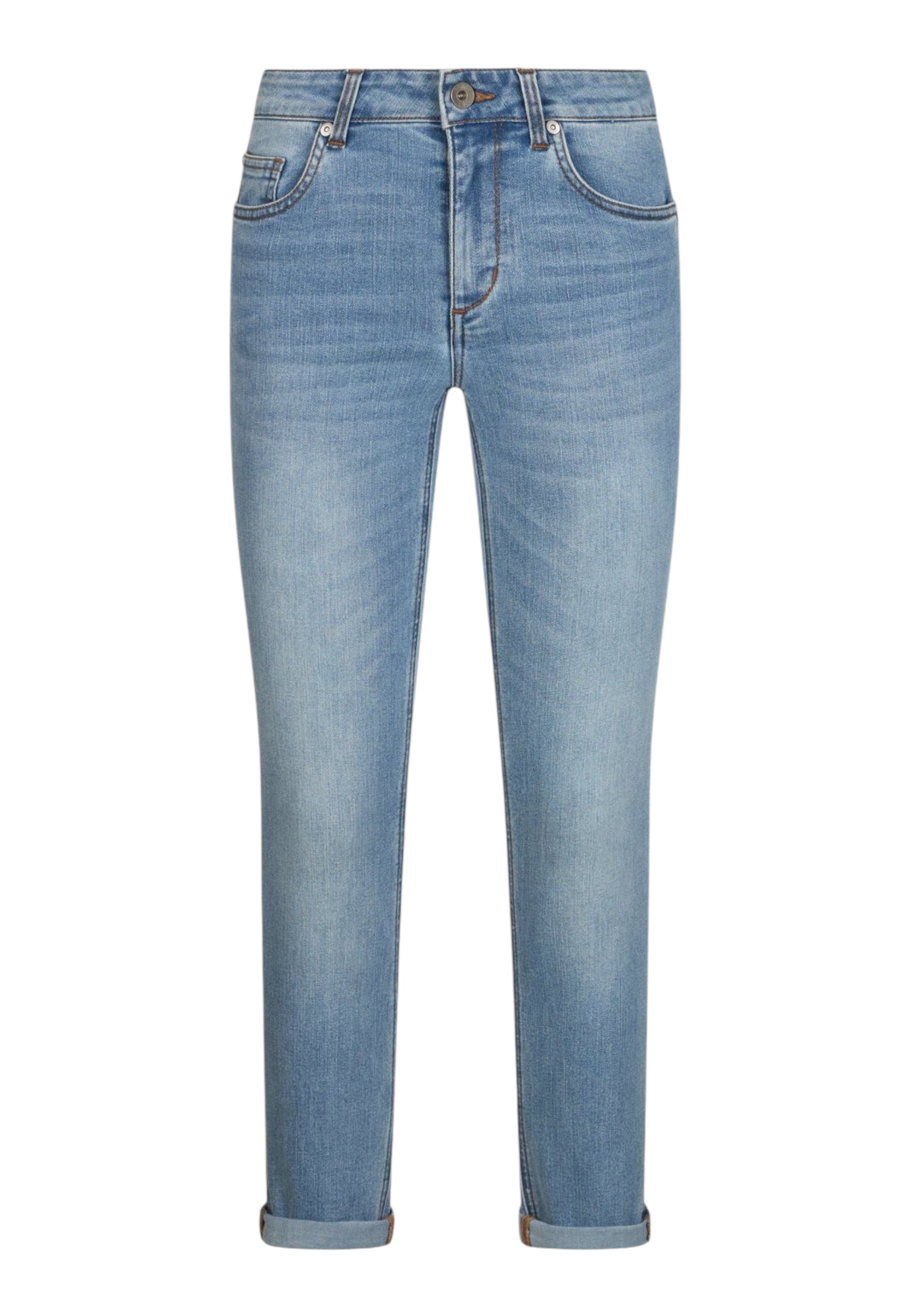 Jeans Skinny Fit Donna Liu Jo Con Risvolto Vita Regolare Monroe UA6006D0318