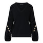 Maglia Scollo A V Donna Liu Jo Con Maniche A Mantella  CF6092MS99E