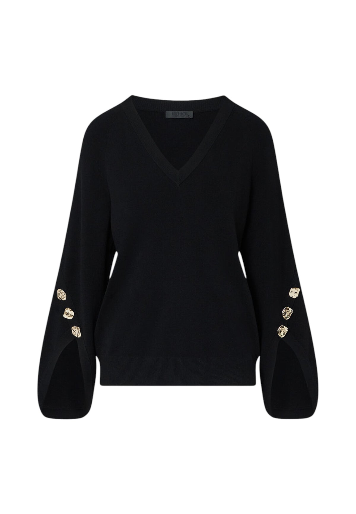 Maglia Scollo A V Donna Liu Jo Con Maniche A Mantella  CF6092MS99E