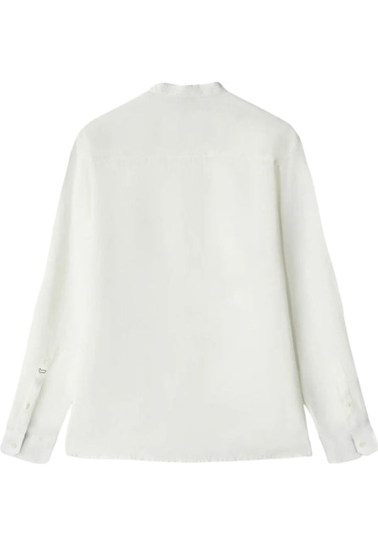 Camicia Manica lunga Uomo Gas Regular Fit Flamed Linen Collo Coreana Misao/R 151387101029