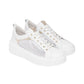 Sneakers Basse Donna Nero Giardini In Nappa Con Inserti Laterali Traforati Trasparenti  E615292D