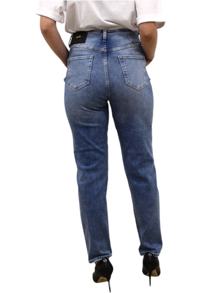 Jeans  Donna Gas Super Str.Dark Blue 10,80 Oz 90'S Mom 355979021121