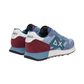 Sneakers Basse Uomo Sun68 Stile Running, Nylon E Suede, Maxi Logo Ricamato, Dettagli A Contrasto Jaki 2.0 Solid Z46121