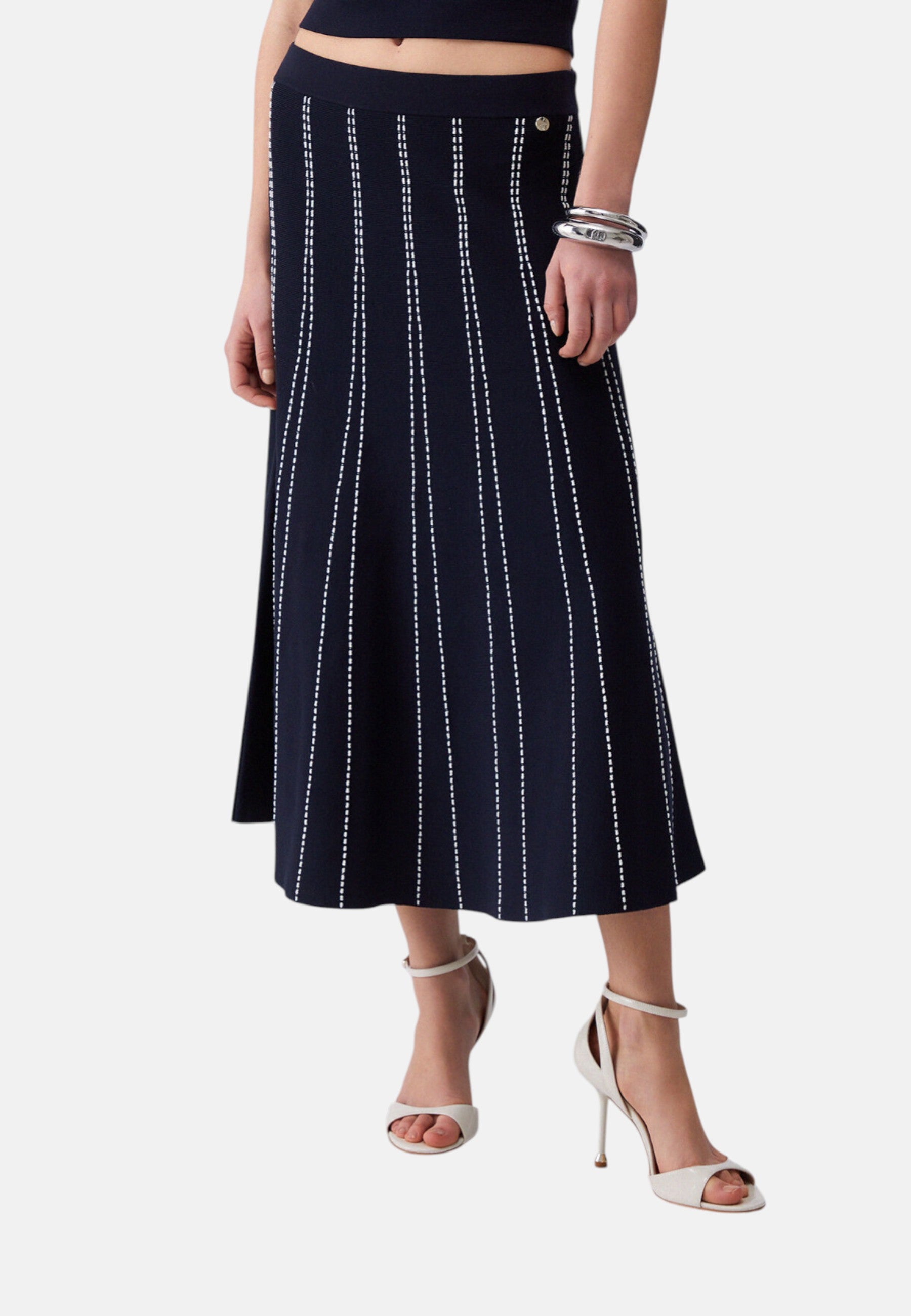 Gonna Midi Donna Liu Jo In Maglia  WA6148MA81R