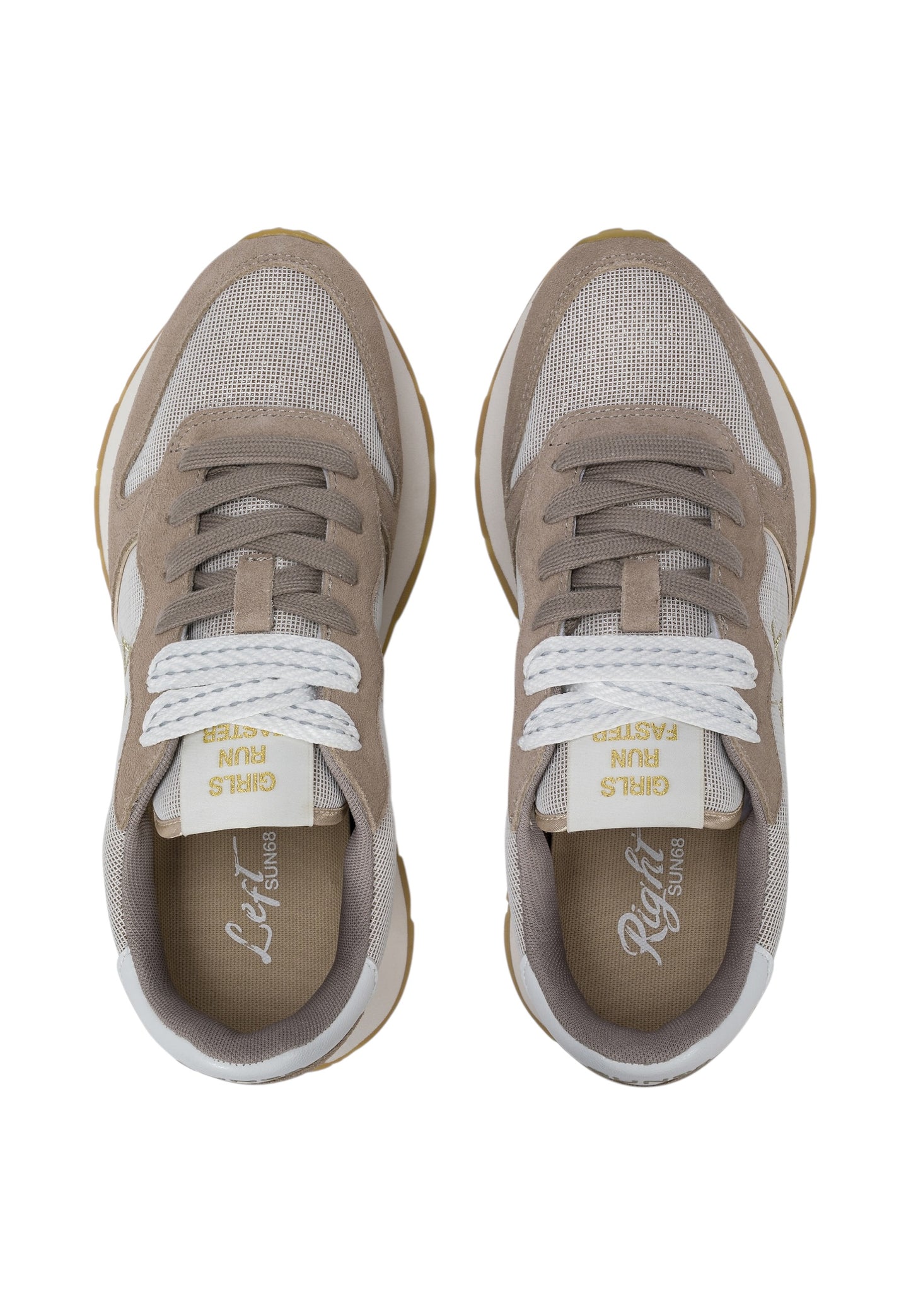 Sneakers Basse Donna Sun68  Ally Glitter Textile Z36203