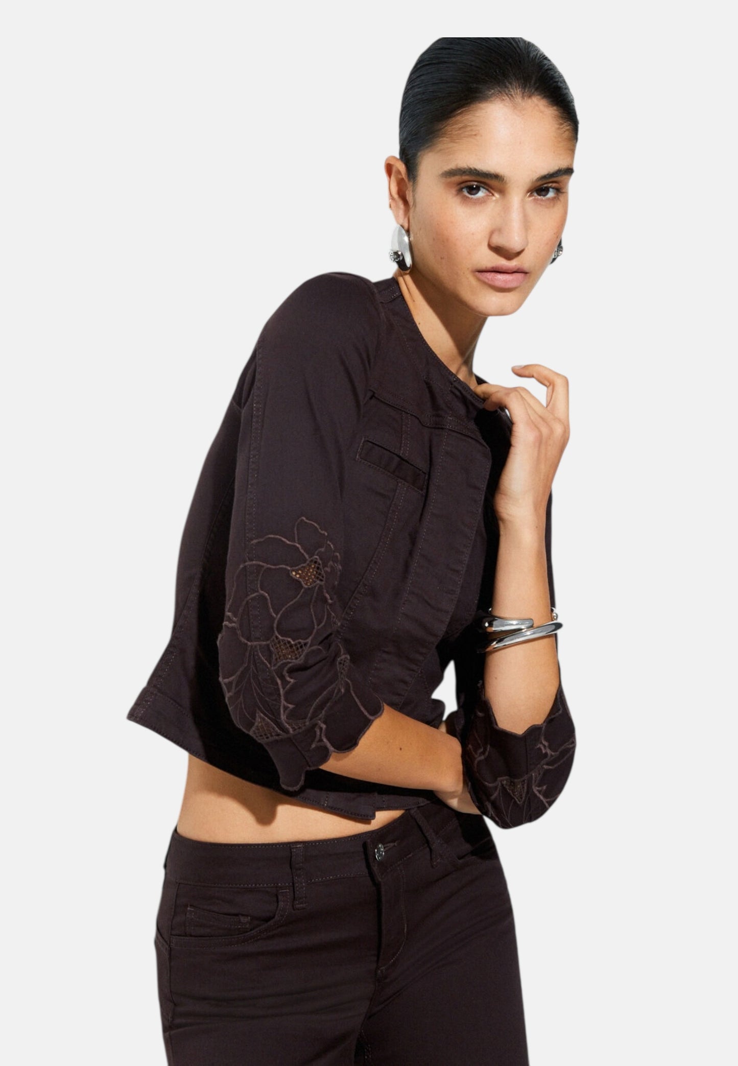 Giacca Leggera Donna Liu Jo Con Ricamo Sangallo Kate WA6262T367A
